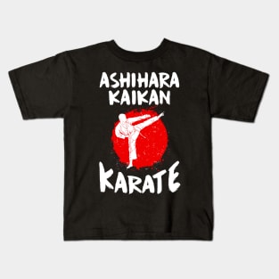 Ashihara Kaikan Karate Martial Arts Training Karate Outfit Kids T-Shirt